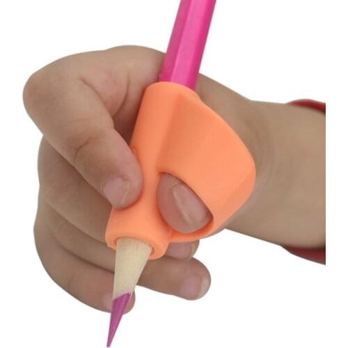 3Pcs/Lot Silicone Baby Kids Learning Toy Writing Posture Tool Hold Pen Correction Stationery Children Student Education Gift