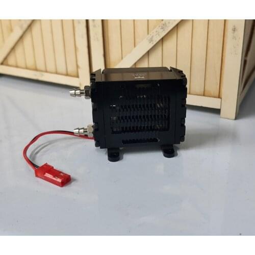 7.4V Hydraulic Oil Radiator Miniature Heat Sink Cooling Fan for RC Excavator Loader Dump Truck DIY Parts