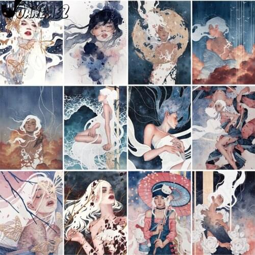 Cartoon Character Diamond Painting 5D Diy Anime Cross Stitch Embroidery Girl Mosaic Kit Hand-Mosaic Craft Gift Design Home Decor