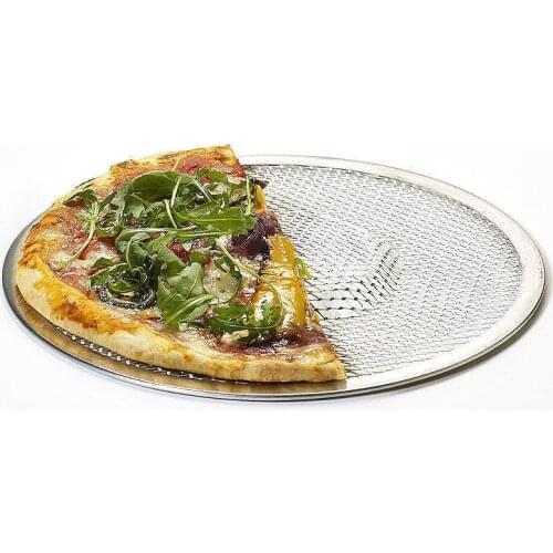 Seamless Aluminum Pizza Screen Baking Tray Metal Net Bakeware Kitchen Tools Pizza Acessorios 6inch-14inch [3]