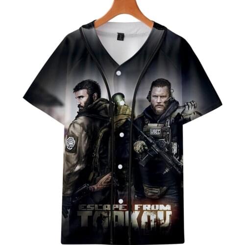 Escape from Tarkov 3D Printed Baseball T-shirts Women/Men Fashion Summer Short Sleeve Tshirt 2019 Casual Streetwear Clothes