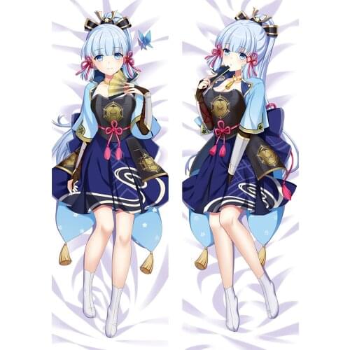 Game Genshin Impact Project Kaeya Dakimakura Hugging Body Long Pillow Case Otaku Throw Cushion Pillow Cover Bedroom Home Bedding