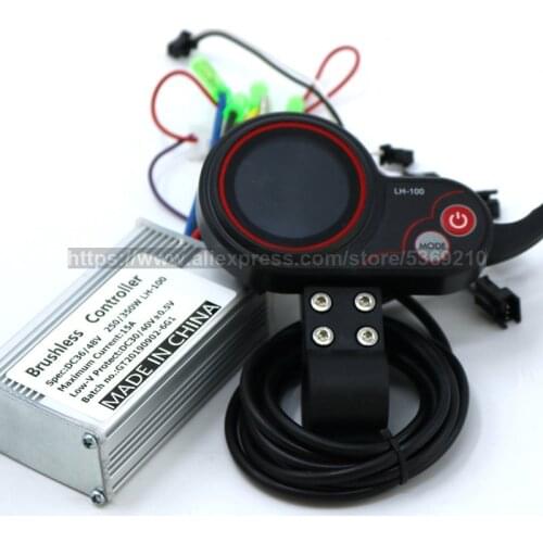 36V 48V 250W 350W Electric Bicycle Controller Waterproof LED LCD Display Brushless Electric Bike E-bike Controller