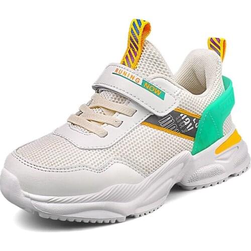 Boys Sneakers Children Shoes For Kids Sneakers Girls Casual Shoes Breathable Mesh Rubber New Fashion Hook&Loop chaussure enfant