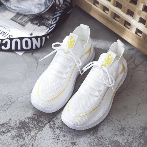 Shoes Women Leisure Outdoors Casual Slip On Flat Shoes Mesh Soft Walking Footwear Breathable Females Mesh Sneaker YYJ63