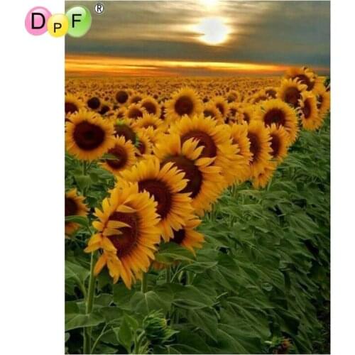 Resin Diy diamond painting cross stitch kits sunflower crafts embroidery square full drill Rhinestone pasted decoration painting