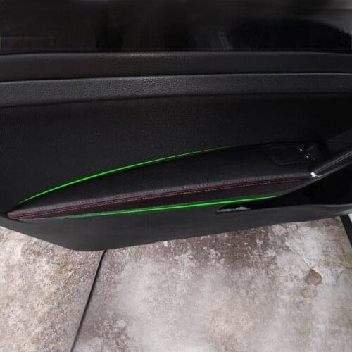 Car ABS Chrome Central Armrest Rear Air Vent Outlet Side Cover Sticker Trim For BMW 5 Series F10 F18 2011 2012 2013 2014 - 2017