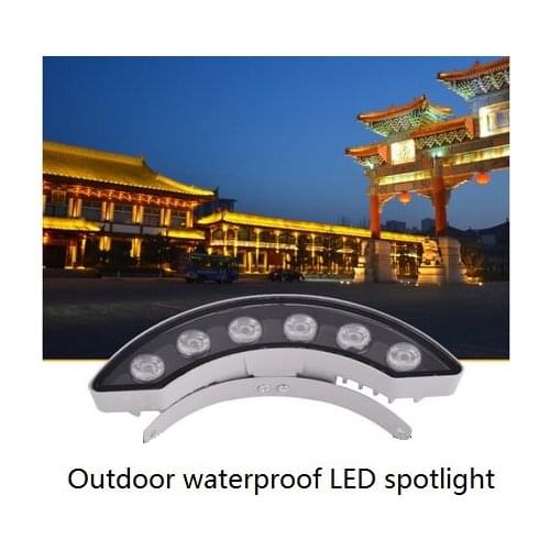 Ancient building outdoor waterproof LED tile lamp 6W Pavilion landscape moon lamp projection light