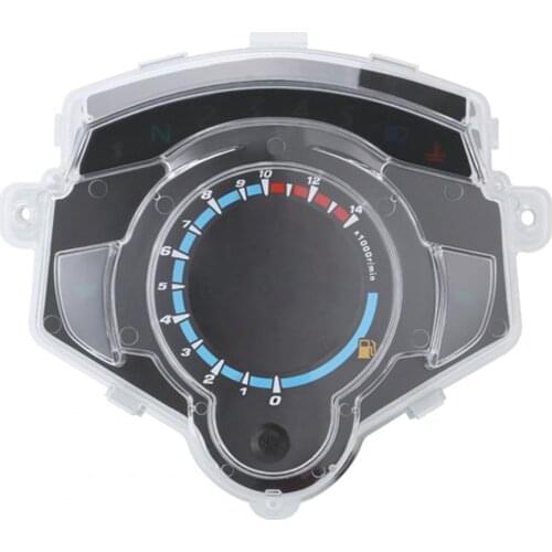 Universal Motorcycle Odometer Speedometer Tachometer Accessory for 2/4 Cylinder