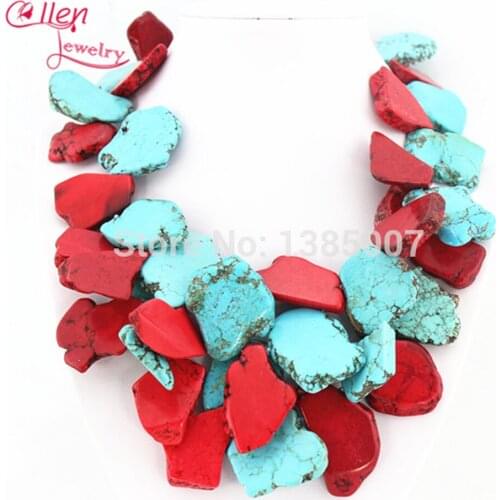 High Quanlity beautiful Jewelry Necklace 3 Row beautiful Necklace beautiful Beads Necklace Party Necklace Wedding Gift N0069