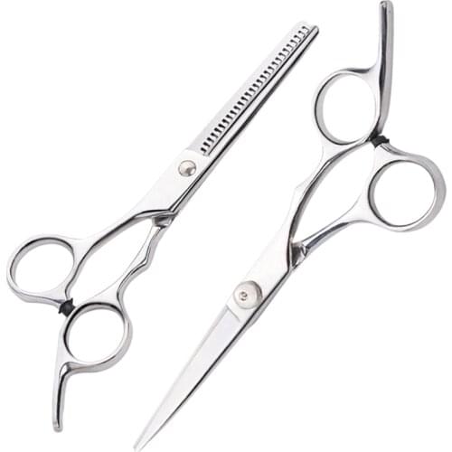 Mirror Polished 6 Inch Shear Scissor Cutting Styling Hair Scissors Professional For Barber Shop