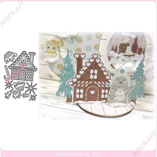 Winter Christmas Igloo Metal Cutting Dies for DIY Scrapbooking Photo Album Decorative Embossing PaperCard Crafts Die2020