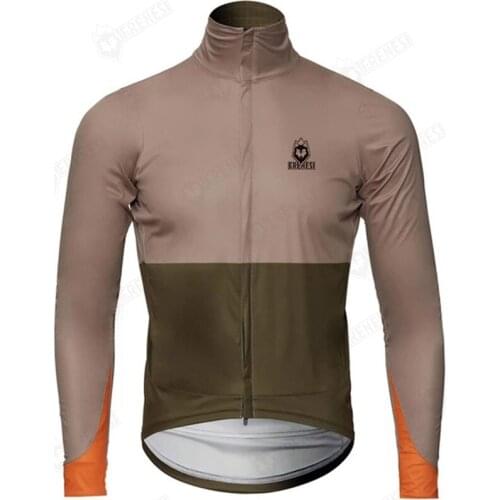 Frenesi Winter Cycling Clothing Pro Team Thermal Fleece Jersey Long Sleeve Bike Jacket Maillot Ciclismo Bicycle Shirt Sport Coat