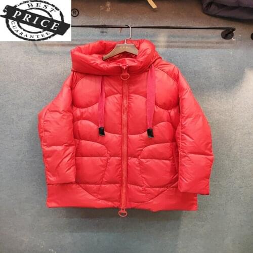 Winter Womens Down Jacket Plus Size Thick Warm White Duck Down Coat Famale Long Hooded Clothes Tops Chaqueta Mujer LWa2a