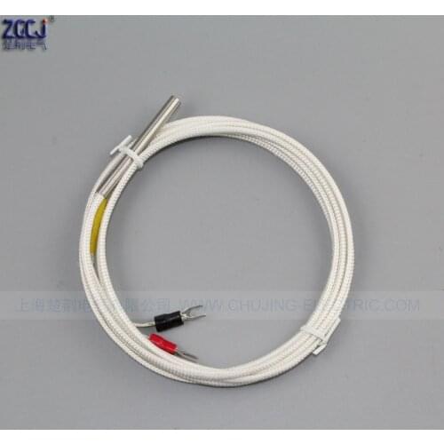 0-600'C degree Type K thermocouple probe with Corrosion resistant materials wire temperature sensor with 50*5mm temp. probe