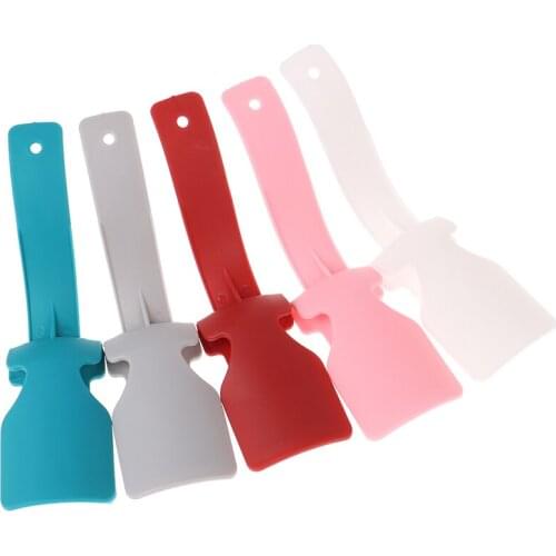 1pc Shoe Horns Unisex Professional Lazy Shoe Lifter Tool Plastic Shoe Horn Spoon Shoes Accessories