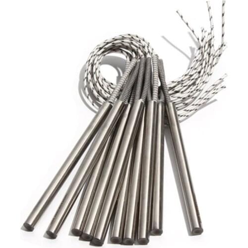 2PCS 15mm 225~255mm 316 Stainless Steel 110V/220V/380V Single-End Heater 1350W/1400W/1450W/1550W Mould Heating Element