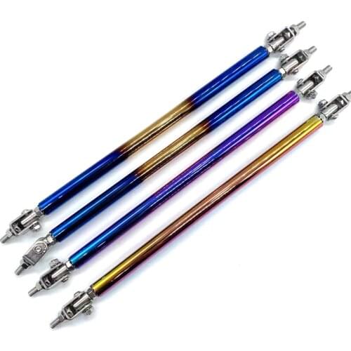 2pcs universal racing adjustable front rear bumper lip splitter support bar pull rod kit racing 20cm/200mm2Pcs Universal Perlumb