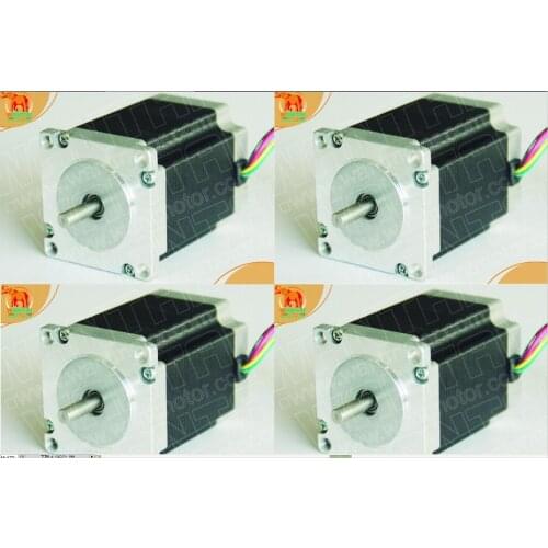 4PCS Wantai 3D Stepper Motor/Stepping motor, Nema 23 with 185oz-in, 2.0A, 56mm,6 leading wires,57BYGH420CNC Engraver