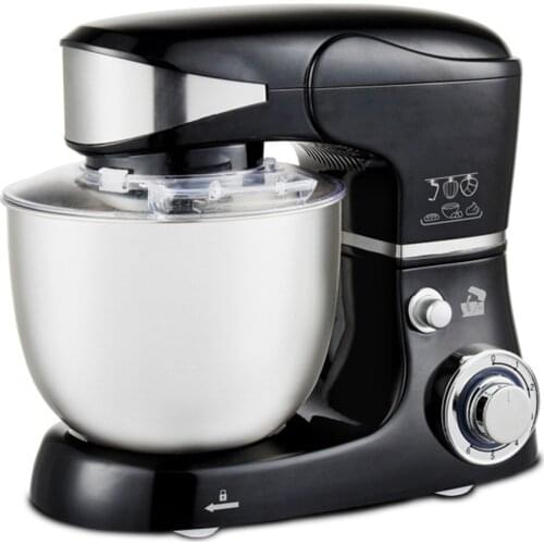 5.5L Household Stand Mixer Kneading Machine Desktop Stainless Steel Kneading Mixing Machine Electric Food Mixer