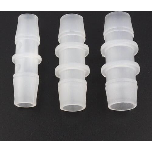 5pcs/lot 11.1-25mm PP Plastic Connectors Garden Micro Irrigation Hose Joints Aquarium Fish Tank Parts Air Pump Fittings Adapter