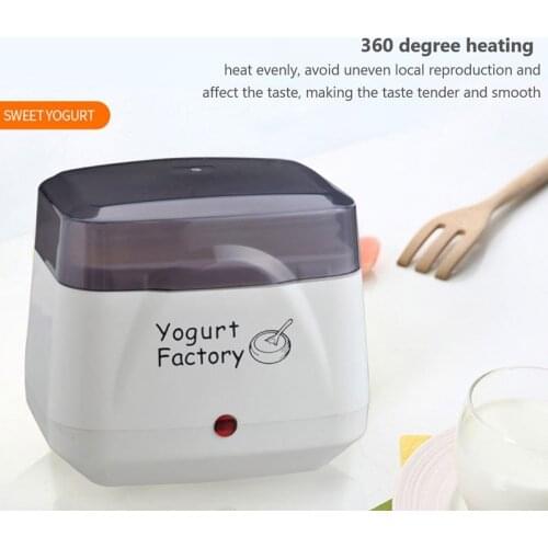750ml Yogurt Maker Mini Automatic Yogurt Machine Fermented PP Inner Household Diy Yogurt Tools Household Home Appliances