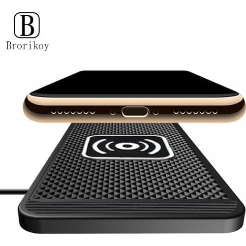 Car Qi Wireless Charger Pad Stand Holder Cradle Dock 10W for Samsung S20 S10 Huawei Wireless Charging for iPhone 11 Pro Xs Max 8