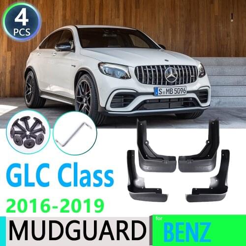 For Mercedes Benz GLC-Class GLC X253 2016 2017 2018 2019 Car Fender Mudguard Mud Flaps Guard Splash Flap Car Accessories