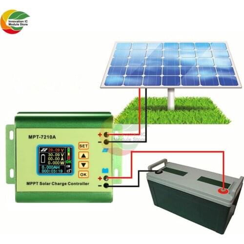 PowMr 10A MPPT Solar Charge Controller Fit For 24V 36V 48V 60V 72V Lithium Battery Bank Solar Systems Regulators LCD Display 202