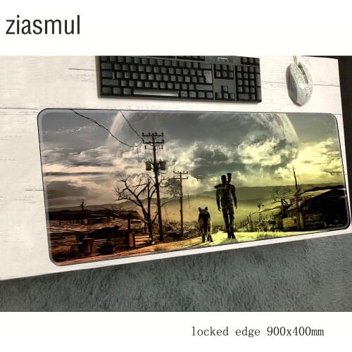 Falloutd mouse pad 900x400x2mm mats New arrival Computer mouse mat gaming accessories locked edge mousepad keyboard games gamer