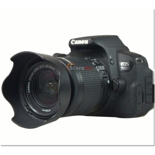 10pcs EW-63C 58mm Camera Lens Lood Fo 400d 600d 650d 700d 100d 1100d 700d 1200d 60d 18-55mm f/3.5-5.6 IS STM EW63C Filter Cover