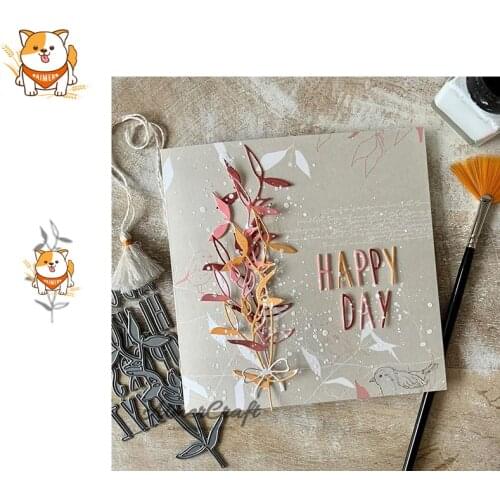 Flower Grass Series Metal Cutting Dies Scrapbooking Stencil Decorative Embossing Craft Die Cuts Card Making New Dies For 2020