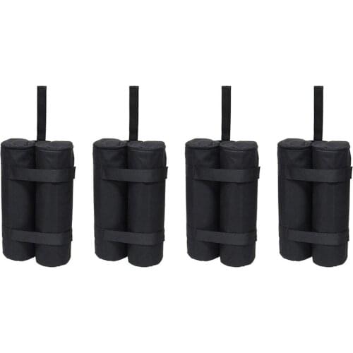 Multifunctional Sandbags Umbrella Legs Weight Bags Oxford Cloth 30 To 35 Pounds 15x9in Dual Zipper Outdoor Folding Weights