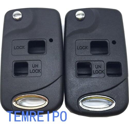 Modified Remote Key Case For Toyota Camry RAV4 Prado Corolla Tarago Avensis Avalon EHCO Land Cruiser Fob Shell toy47 Blade