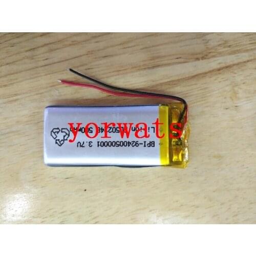 New Hot A Rechargeable Li-ion Cell Post 3.7 Polymer Lithium Battery 502248 052248 500 Mah Direct Sale Large Capacity MP4 Sound