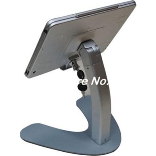 Tablet Stand Anti-Theft Kiosk Mount for iPad air 1 2 Pro 9.7 holder Mount display for tablet metal with Lock desktop Security