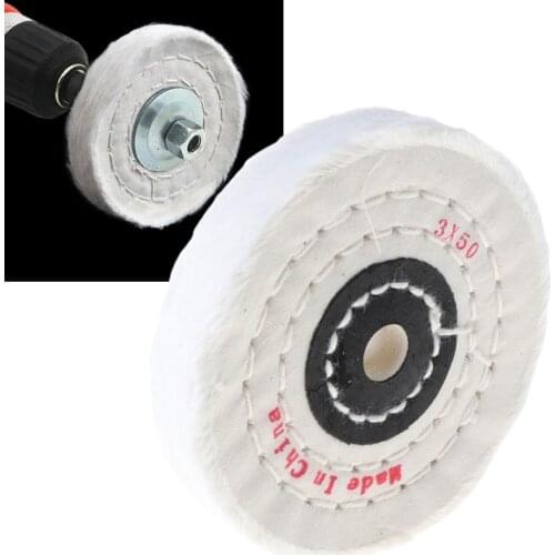 3'' Cloth Buffing Polishing Wheel Buffer Polish Jewelry Grinder Pad Handcraft high quality