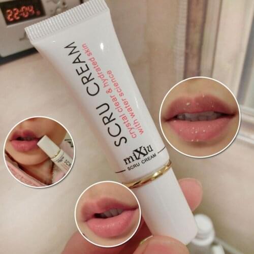 Propolis Lips Gel Moisturizing Full Lips Cosmetics Remove Dead Skin Cream MIXIU Brand Lip Care Exfoliating Lip Scrub 2pcs