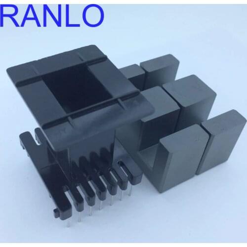 High quality TDG EE55/55/21A TP4 ferrite core 14pin Vertical Skeleton Transformer Bobbin