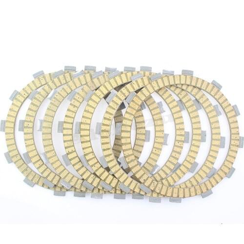 Motorcycle Engine Parts 7Pcs Clutch Friction Plates Kit For Kawasaki ZZR400 ZRX400 KLE400 KLE500 1989-2003