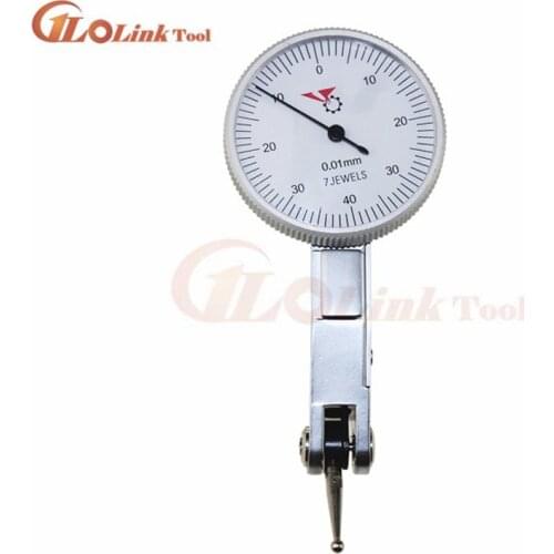 0-0.8mm 0.01mm Dial Test Indicator With 7 Jewels Dial Gauge Dial Indicator High accuracy