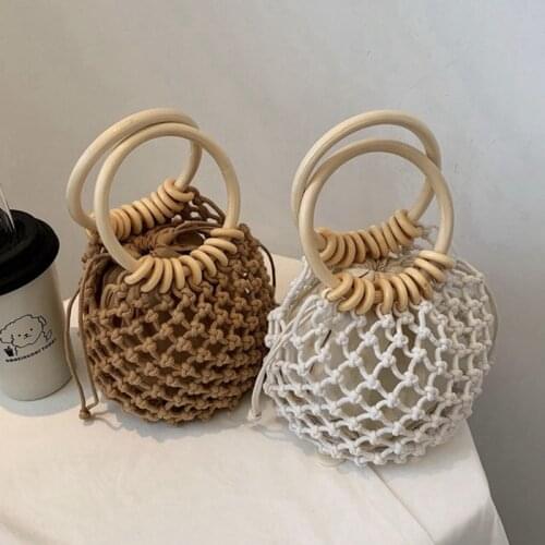 2020 Summer NEW Capacity Straw Bags Women Handmade Woven Basket Bolsa Tote Luxury Brand Bohemian Beach Bags Lady Handbags