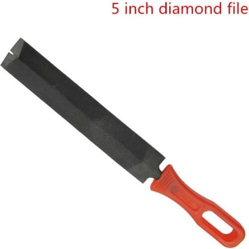 5" saw file Double side Woodworking rasp Diamond Razor saw files W201