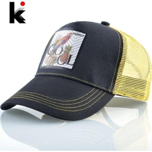 Snapback Mesh Baseball Hats Men Summer Breathable Baseball Cap Women Outdoor Visor Caps Streetwear Hip Hop Hat New Fashion Gorra