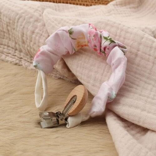 Baby Cotton Pacifier Chain Pacifier Clip Infant Teething Toys Holder For Nipples