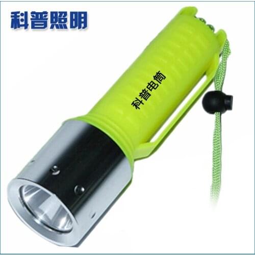 Diving flashlight XML-T6 strong light flashlight Aluminum alloy LED flashlight professional magnetic flashlight