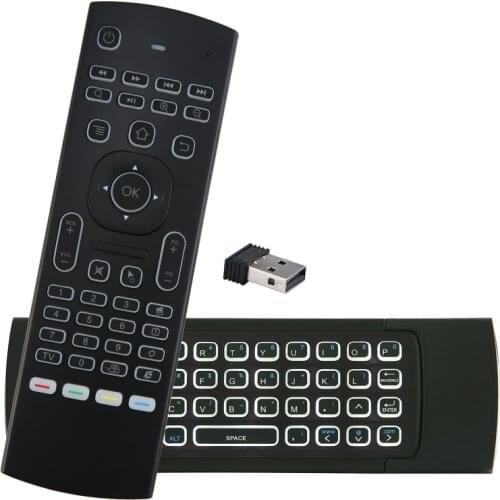 MX3 MX3-L Backlit Air Mouse Smart Voice Control 2.4G RF Wireless Keyboard Remote For X96MAX PLUS H96 MAX Smart Android TV Box