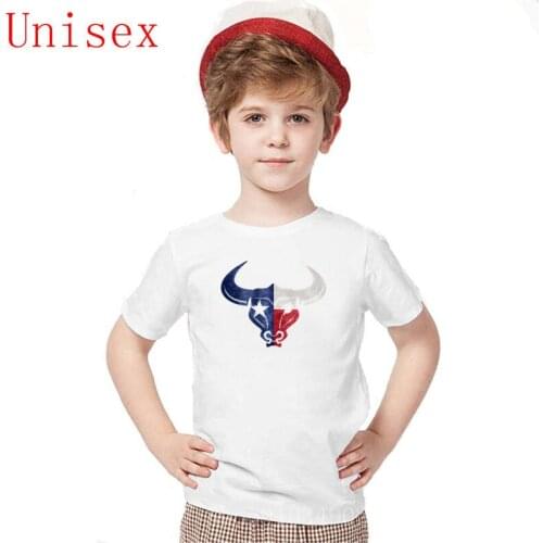 Latest popularity Vintage style texas bull souvenir T-Shirt Children Trendy pop boy clothes size 14 or 16 boys kids clothes girl