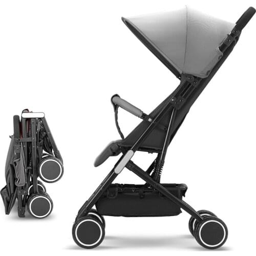 2021 New Ultra-light Portable Folding Baby Umbrella Stroller High Landscape Baby Stroller Can be Carried On the Plane