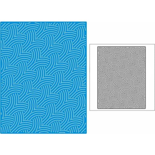 New Dotted Braided Cushion Background Panel 2021 Metal Cutting Dies for Scrapbooking and Card Making Embossing Craft No Stamps